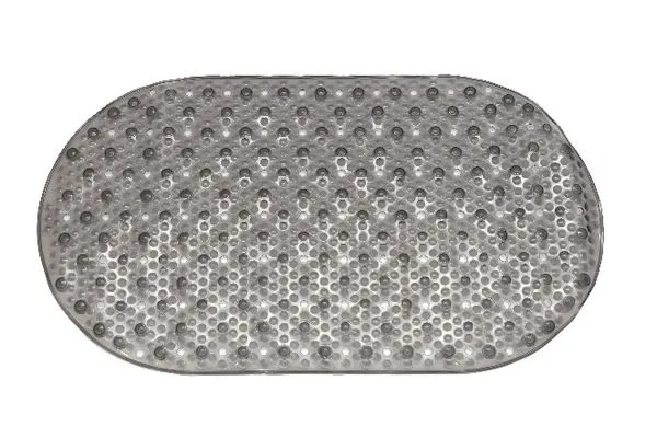 Tapete para Box em PVC 39x69cm Fumê Kapazi