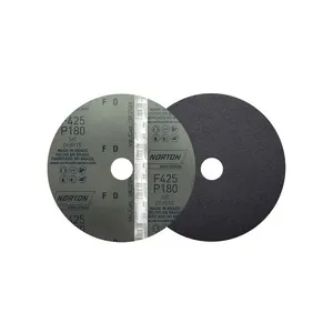 Disco de Lixa para Mármore Norton F425 180x22mm Grão 180 Disco de lixa para mármore 180x22mm F425 grão 180 preto Norton