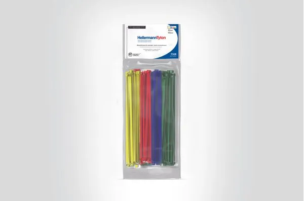 Kit Abraçadeira Mix De Cor T50R-200X4,6Mm -100Pçs