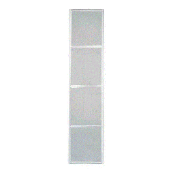 Tela Mosquiteira Porta Multiflex Aço Branco Direita 217x160x3,5 Prátika Sasazaki