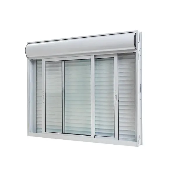 Janela Alumínio Correr 2 Folhas Persiana Automática 110V 120X120X11,7 Branco Brize Ramassol