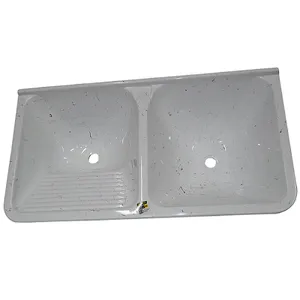 Tanque De Lavar Roupa Granitado Granitado Alvenaria 100X50 Eco Branco Corso