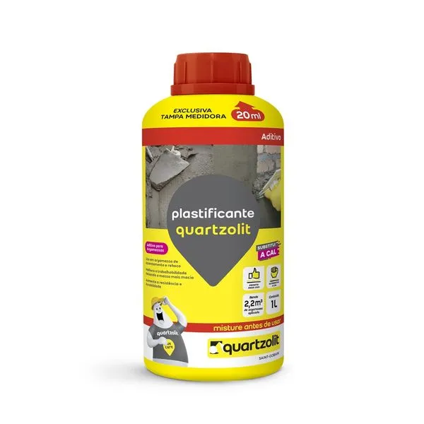 Aditivo Quartzolit Plastificante 1L Branco