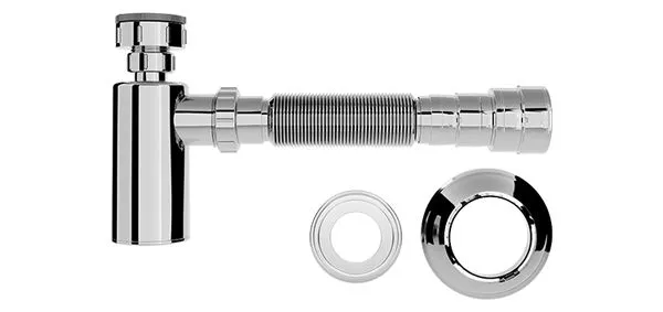 Sifão Copo Black Para Lavatório 7/8" Blukit