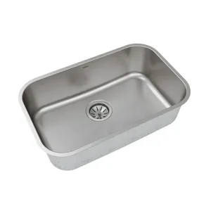 Cuba Simples CS2 Alto Brilho Em Aço Inox 304 56x34x18cm Mekal