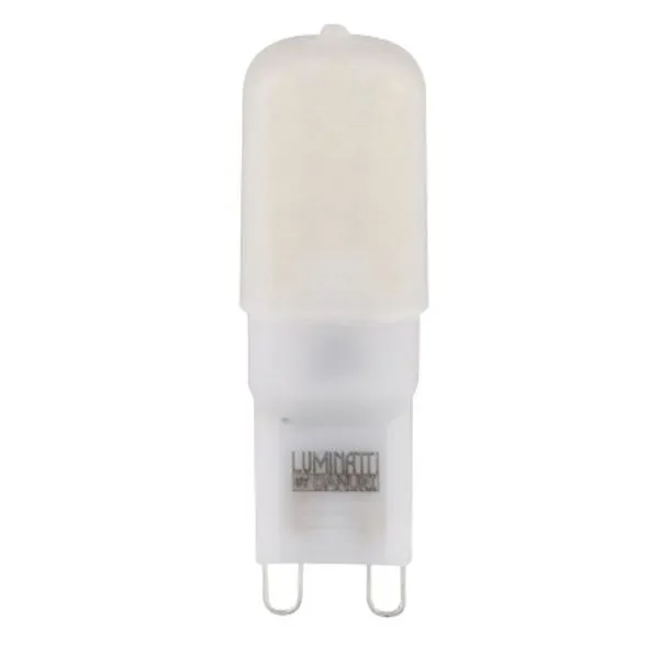 Lâmpada LED Halopin G9 2W 127V Luminatti Lâmpada de LED Halopin 2W G9 200 Lúmens Luz Branca 127V