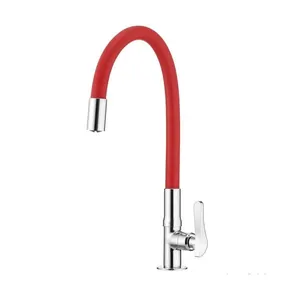 Torneira Multiuso Mesa Bica Flexível Vermelho 1177 R27 Loren Flex Lorenzetti