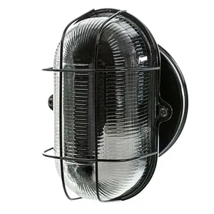 Tartaruga em Metal com Grade IP54 para 1 Lâmpada E27 Pavilonis Tartaruga em Metal Preto com Grade IP54 para 1 Lâmpada E27