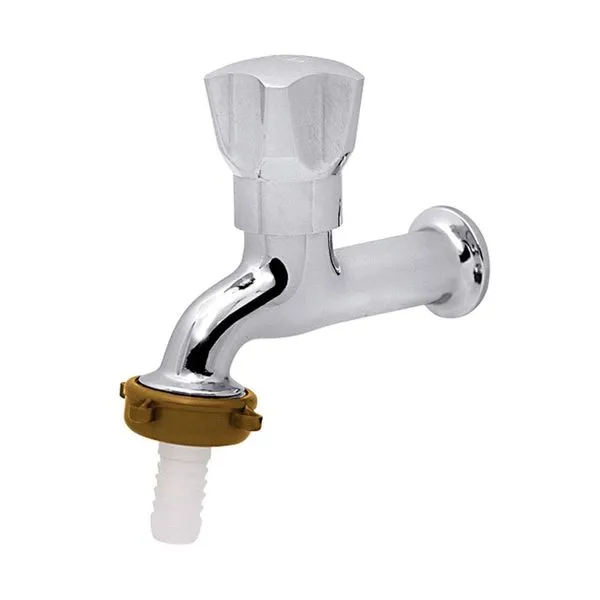 Torneira Forusi de Jardim 1/2 e 3/4" Ramo Click Cromada