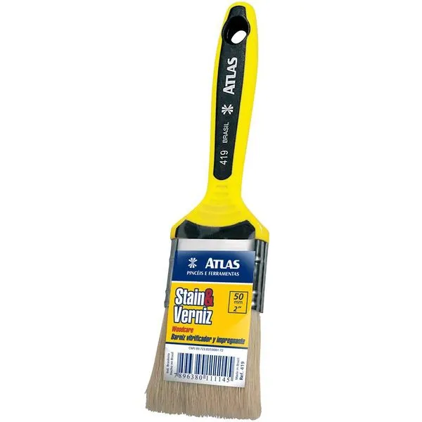 Pincel cerda branca 3/4" profissional 419/2 - ATLAS