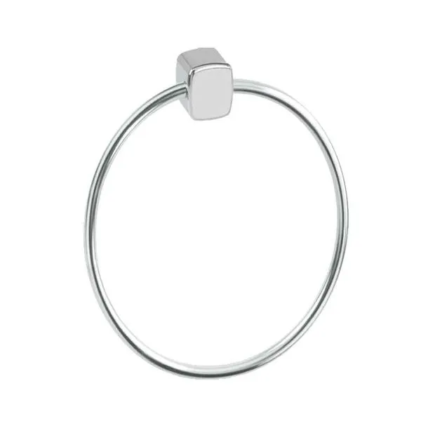 Porta toalha de rosto cromado argola Eco Expambox