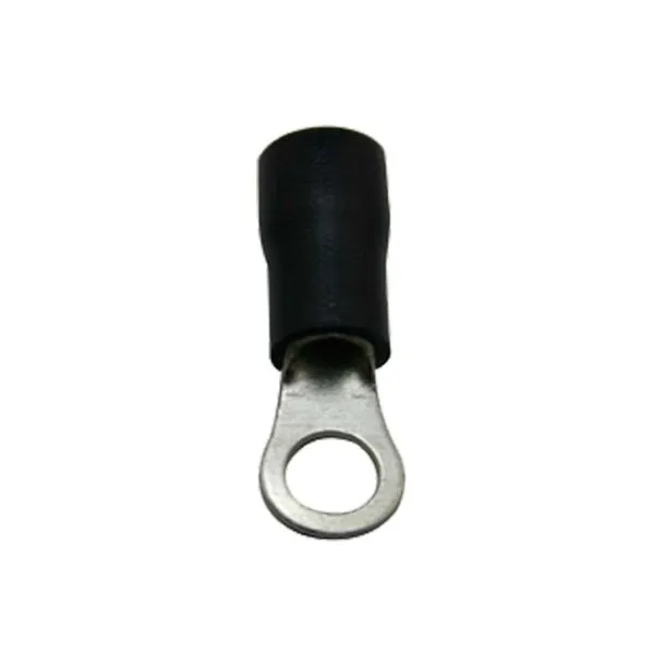 Terminal Anel isolado 37A 5,3mm para fio de 2,5 a 4mm com 20 unidades preto A.Santos