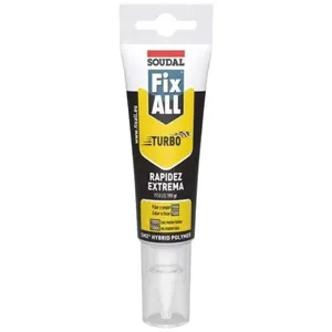 Fix All Turbo Fixa Tudo Branco 125ml - 132219 - Soudal Brasil