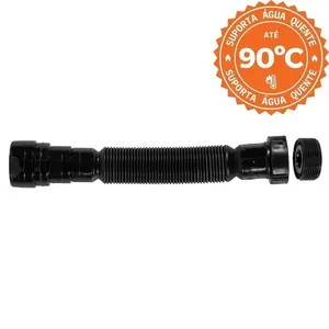 Sifão Sanfonado Universal Preto Astra