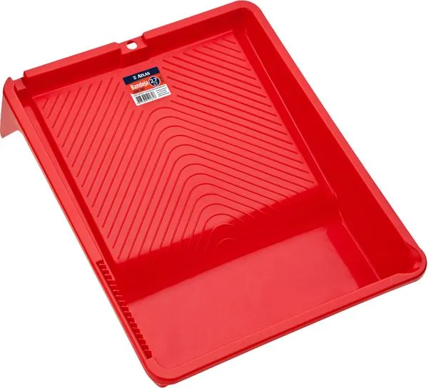 Bandeja polietileno para pintura vermelha para rolos de 23,0 cm ATLAS
