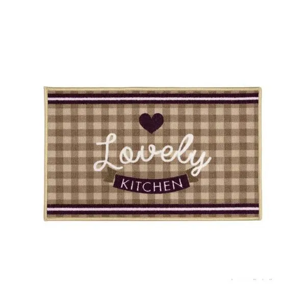 Tapete de Cozinha Gourmet Love 50x80cm Clean Kasa Kapazi