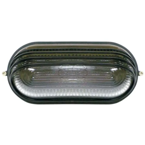 Tartaruga oval meia Cana preta para 1 lâmpada Home Line
