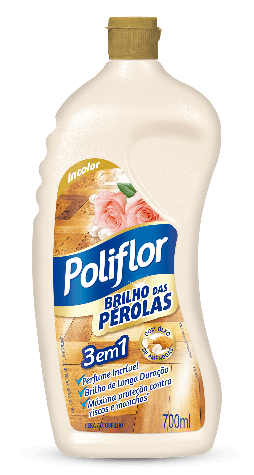 Cera Líquida Brilho das Pérolas 700ml incolor Poliflor