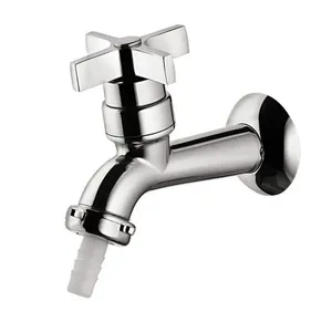 Torneira Tanque/Jardim Parede Bica Curta União 1130 Cromado Lorenzetti Torneira para Tanque/Jardim Parede Curta União 1130 C47 Cromado