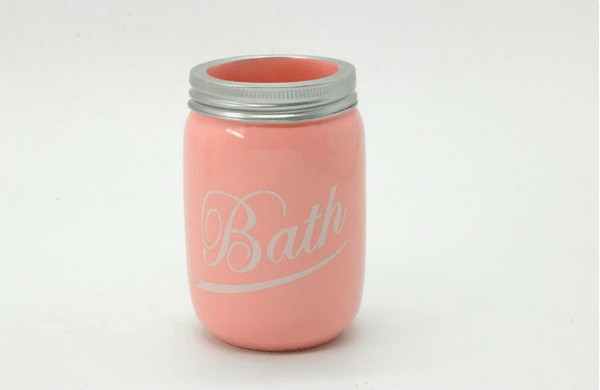Porta escova de dentes para bancada rosa Rose Bubble Coisas e Coisinhas