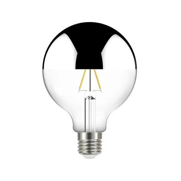 Lâmpada LED Filamento Globo G95 Defletora Espelhada 3W Autovolt E27 Taschibra Lâmpada Led Filamento Defletora Espelhada Globo G95 Auto Taschibra