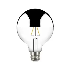 Lâmpada LED Filamento Globo G95 Defletora Espelhada 3W Autovolt E27 Taschibra Lâmpada Led Filamento Defletora Espelhada Globo G95 Auto Taschibra