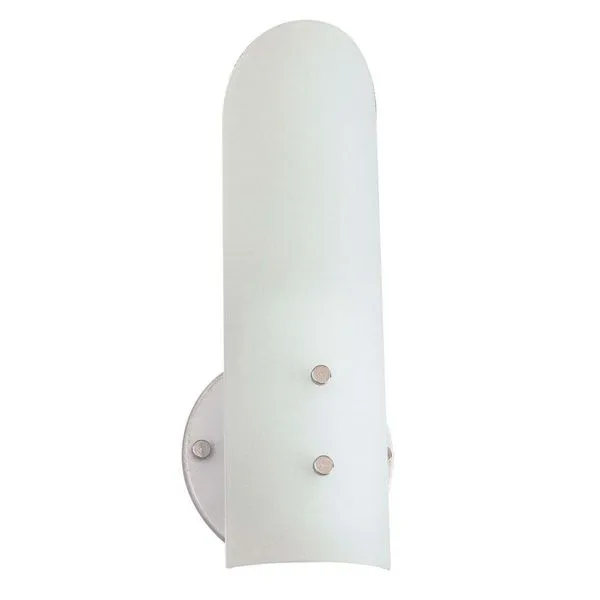 Arandela de vidro para 1 lâmpada fosca cromada 100W dourada Pantoja