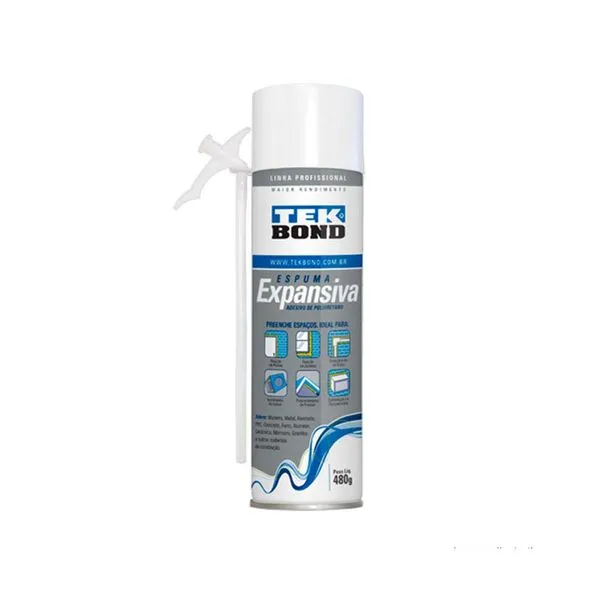 Espuma expansiva de poliuretano 480g Tekbond