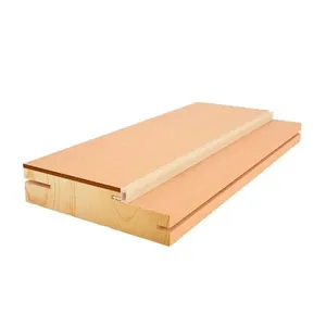 Batente para porta 210x14x3,2cm regulável mogno poliéster Vert