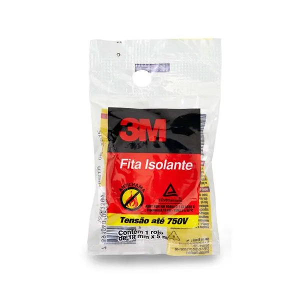 Fita isolante 1,8mmx5m preto FPK Scotch 3M