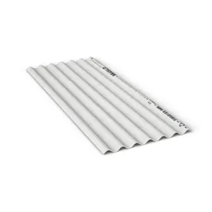 Telha Ondulada Fibrocimento Hidrofugada Cinza 5mm 2,13x1,1m Brasilit
