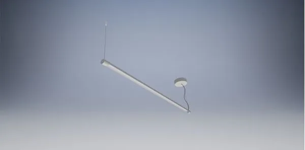 Luminária Pendente Horizonte 25X950MM 12W 3000K 100-240V Branco Ohma design Dramalux