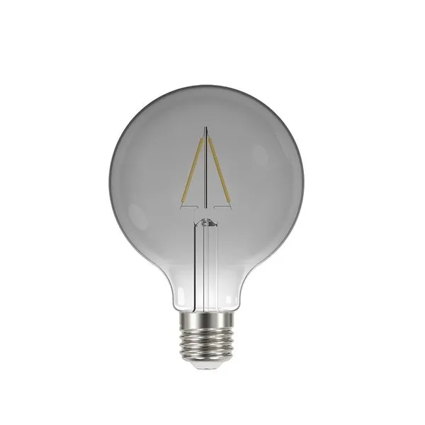 Lâmpada Led Filamento Vintage Globo G95 Autovolt Fumê Taschibra