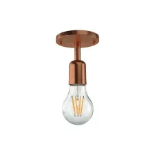 Plafon Edison Bronze 1xe27 (Soquete) 127/220v (40w) Orluce