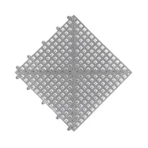 Estrado flexível 30x30cm cinza Impallets