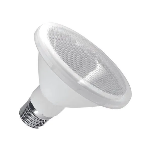 Lâmpada LED PAR30 E27 IP65 10W Bivolt Luminatti Lâmpada de LED PAR30 10W IP65 E27 940 Lúmens Luz Amarela