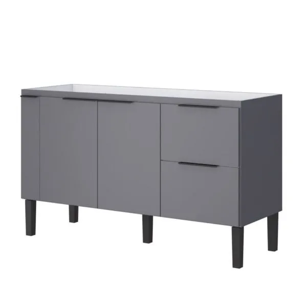 Gabinete para Cozinha Cisne 145x51,5x86cm MDP/MDF Cozimax Gabinete para Cozinha Cisne 145x51,5x86cm MDP/MDF Cinza