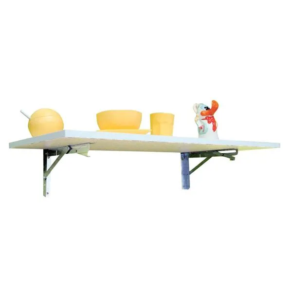 Mesa Com Suporte Dobrável 39 X 60 Cm Branca