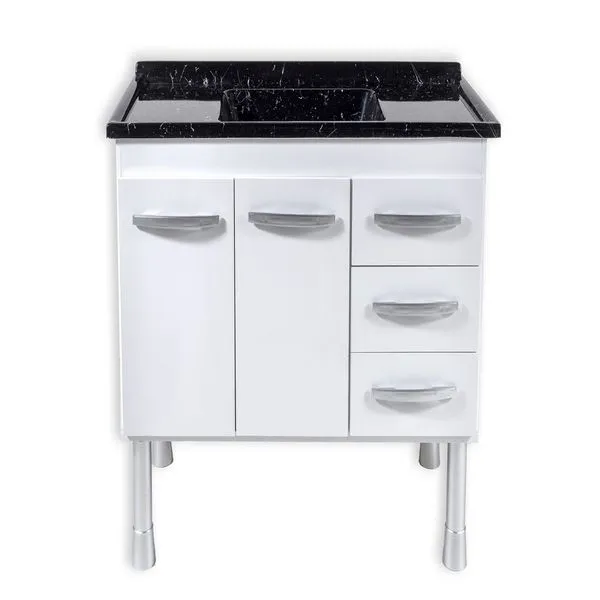 Gabinete De Cozinha Nevada 114Cm Branco Corso