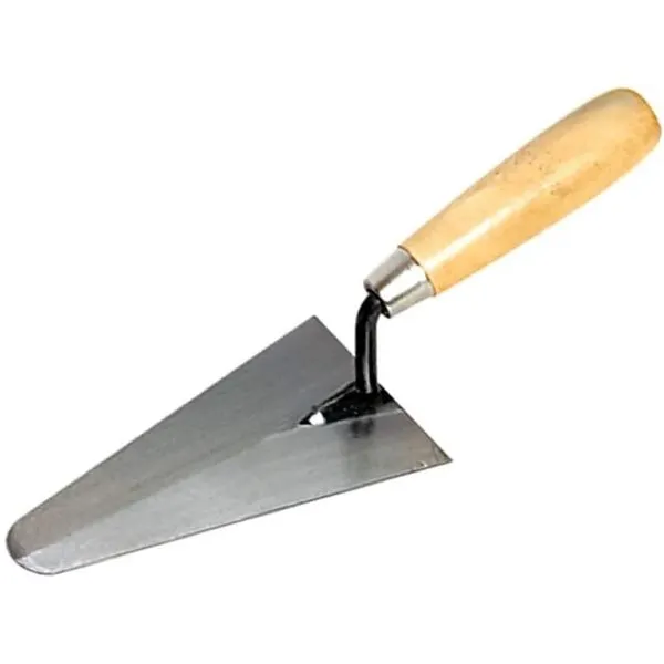 Colher de Pedreiro Reta 8" (200) Cabo de Madeira Mtx