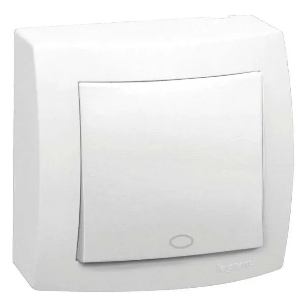 Pulsador De Campainha Ou Minuteria Ponto Gravado 2A/250V 675005 Sistema X Pial Legrand