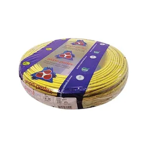 Cabo Flexível 4Mm 750V Amarelo 100M Perflex