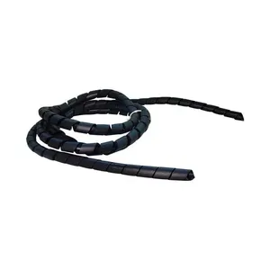 Organizador de fios e cabos 12,5mm 1,5m DN1576 preto Daneva