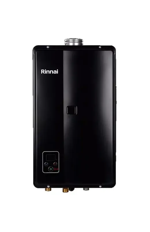 Aquecedor De Água A Gás Digital Reu-E331 Feh 32,5L Glp Preto Bivolt Rinnai
