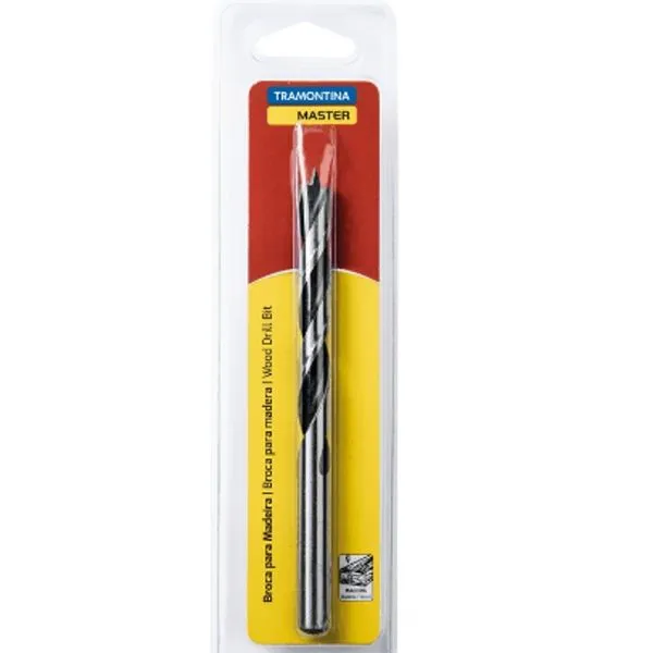 Broca Para Madeira 3.0x60 Mm Corpo Em aço Especial Temperado Corpo Fosfatizado 43143103 Tramontina