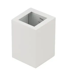 Arandela Frankfurt 125mm AL 2 Fachos G 1xG9 Branco Fosco Blumenau Iluminação