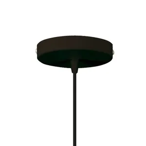 Pendente Aquarela Hat Preto LLumm Bronzearte