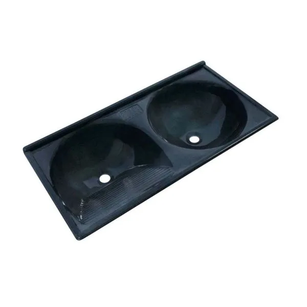 Tanque lavanderia sintético 100 litros Duplo 140x65cm verde romano Decoralita