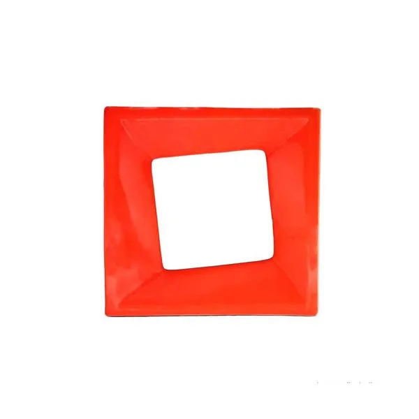 Cobogó Piazza esmaltado vermelho Cerâmica Martins