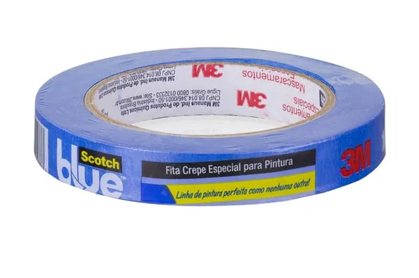 Fita Crepe Profissional 18mmx50m Azul 3M Scotch®